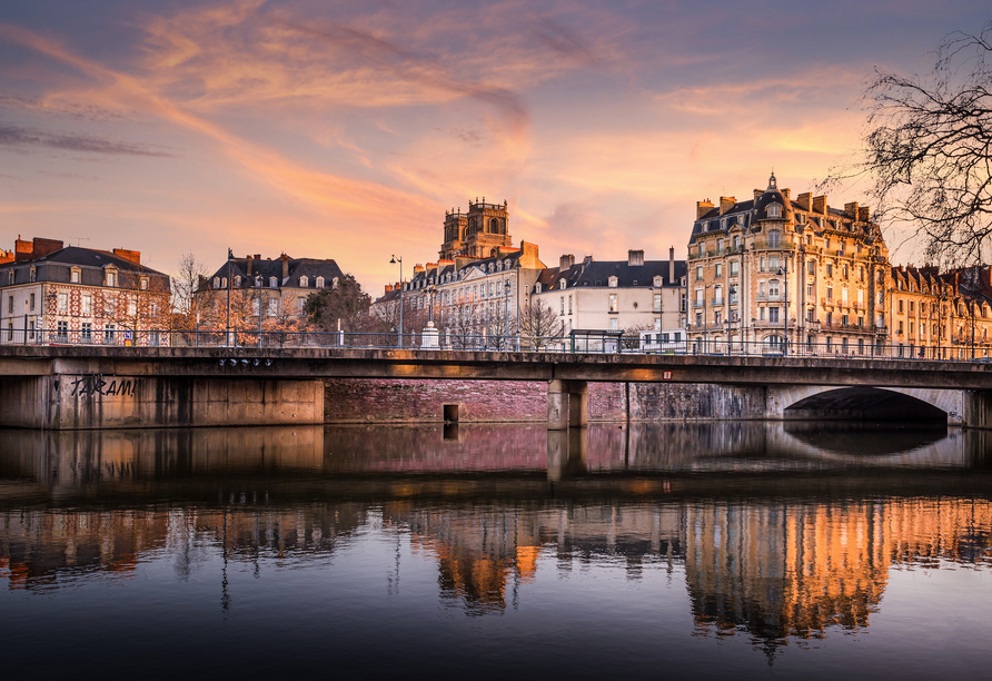 Auch die wunderschöne Stadt Rennes steht auf dem Programm.