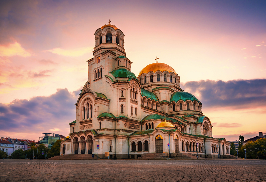 Die Alexander-Newski-Kathedrale in der bulgarischen Hauptstadt Sofia wird Sie begeistern.