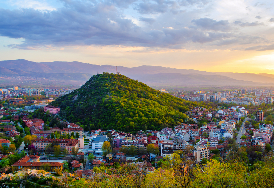 Die Erkundung der Stadt Plovdiv steht ebenfalls auf dem Programm.