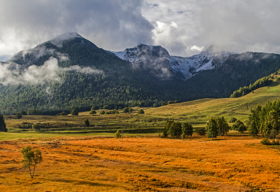 Spektakuläre Ausblicke genießen Sie vom Monte Bondone, ein Paradies für Naturliebhaber und Aktivurlauber.