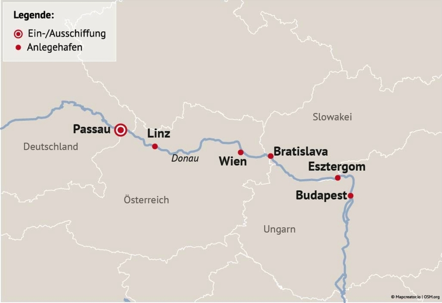 Ihre Reiseroute