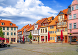 Besuchen Sie Helmstedt mit dem Marktplatz im Herzen der historischen Innenstadt.