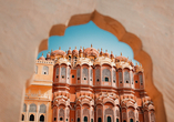 Am Palast der Winde in Jaipur können Sie sich grandiose Schnappschüsse sichern.