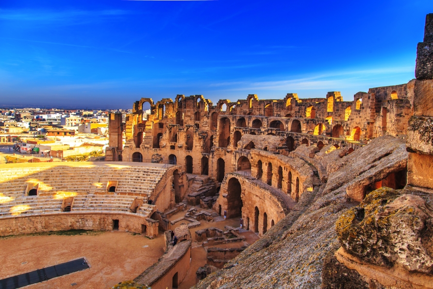Das römische Amphitheater in El Jem ist eine der meistbesuchten Sehenswürdigkeiten Tunesiens.