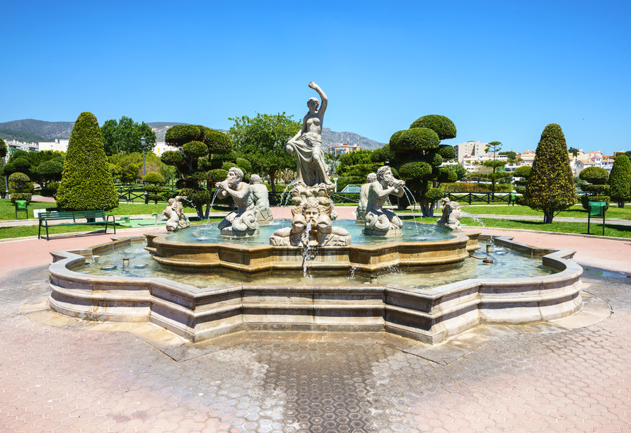 La Batería ist ein wunderschön angelegter Park im Süden von Torremolinos