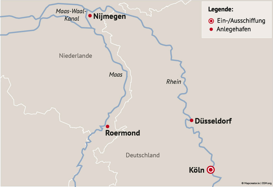 Ihre Reiseroute