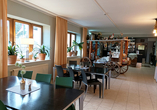 Im Restaurant werden Sie kulinarisch verwöhnt.