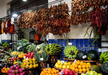 Bei Ihrem Besuch der Markthalle in Funchal werden Sie bei all den exotischen Obst- und Gemüsesorten ins Staunen kommen.