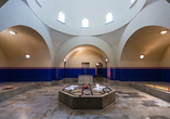 Lassen Sie im Wellnessbereich die Seele baumeln. Der Eintritt in den Hamam ist bereits einmal für Sie inklusive.