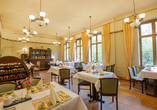 Das Restaurant bietet alles, was Ihr Herz begehrt.