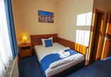 Beispiel für ein Einzelzimmer im Nebenhaus im Hotel Gasthaus Zum Schwan in Oschatz