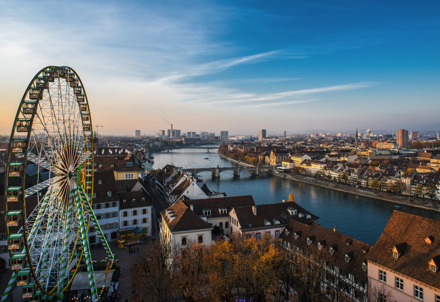 Basel in der Schweiz steht ebenfalls auf dem Fahrplan.
