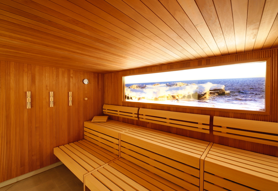 Entspannen Sie in der Sauna!