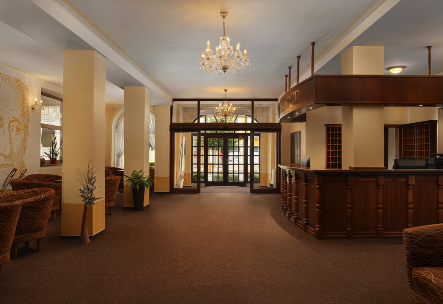 Lobby des Hotels