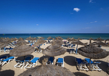 Lassen Sie am Privatstrand des Hotels die Seele baumeln.