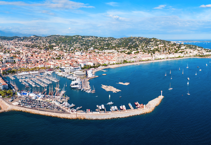 Blick auf Cannes