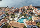 Genießen Sie die traumhafte Lage des Hotels in Caniçal.