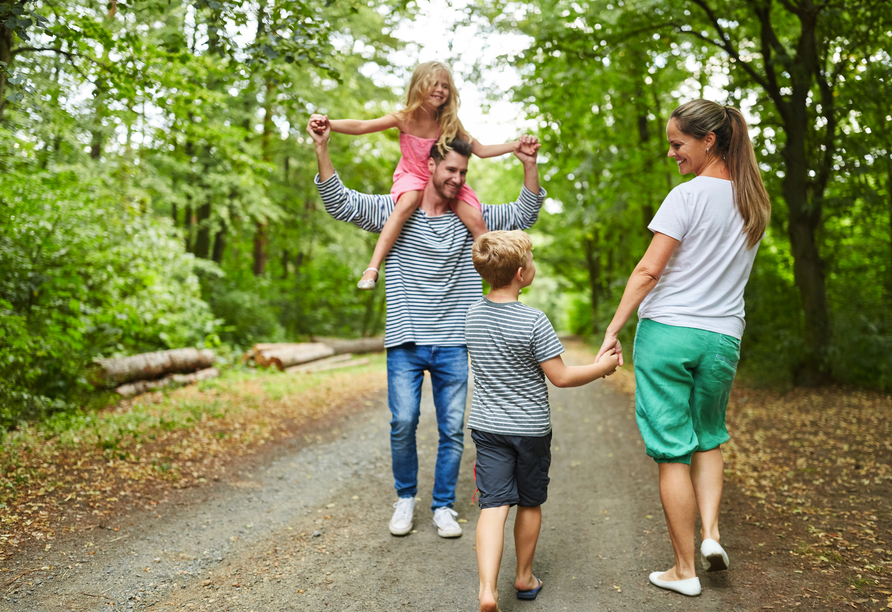 Freuen Sie sich auf einen aufregenden Familienurlaub.