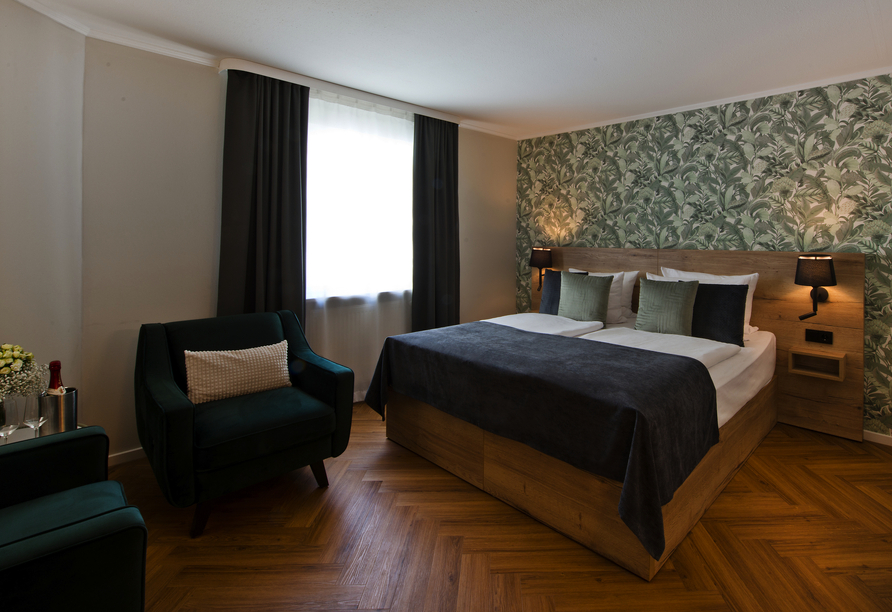 Beispiel eines Doppelzimmers im Atrium Hotel Amadeus