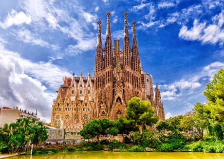 Freuen Sie sich auf das schöne Barcelona in Spanien.