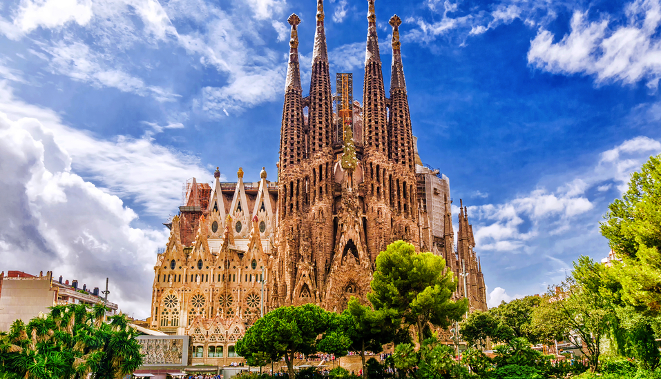 Freuen Sie sich auf das schöne Barcelona in Spanien. Freuen Sie sich auf das schöne Barcelona in Spanien.