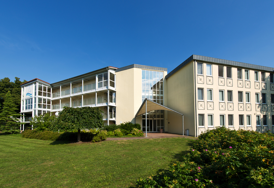 Außensicht des Seehotels Bollmannsruh