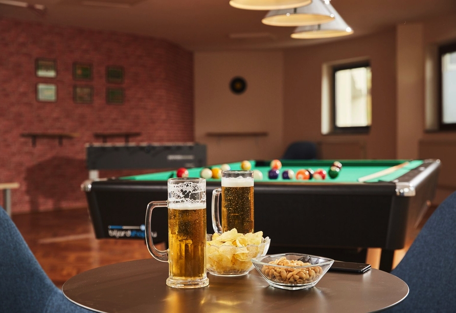 In der Bar können Sie den Tag ausklingen lassen.