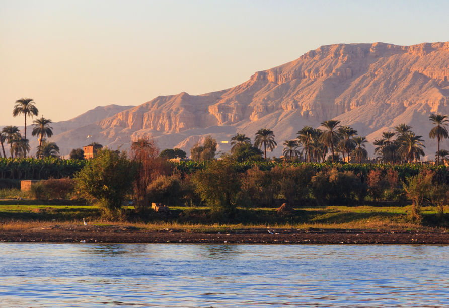Der majestätische Nil ist die Lebensader Ägyptens.
