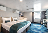 Beispiel einer Außenkabine an Bord der Mein Schiff 2