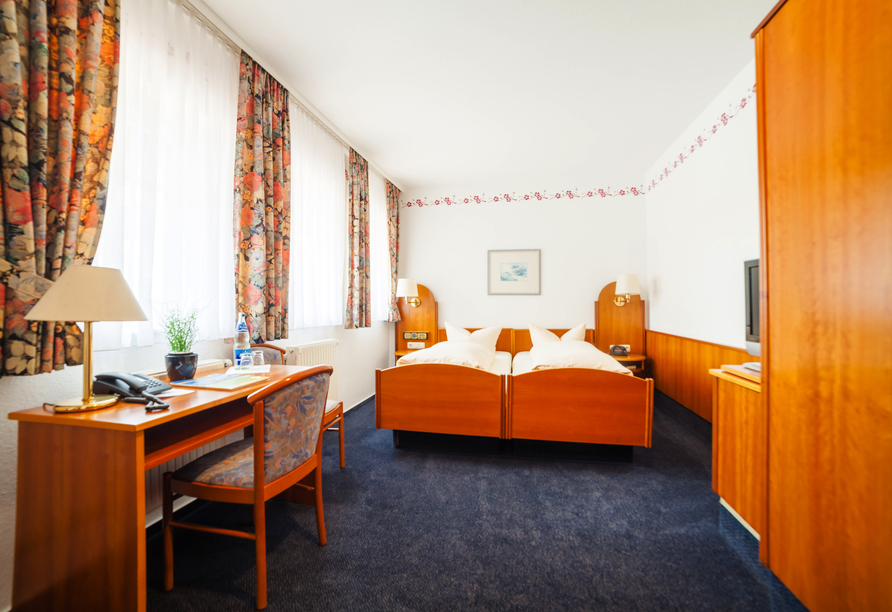 Beispiel einse Doppelzimmers Standard im Hotel Landgasthof Hessenmühle