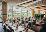 Im Hotelrestaurant werden Sie kulinarisch verwöhnt.