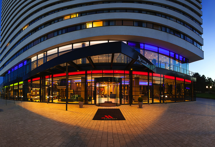 Außenansicht des Bonn Marriott Hotels