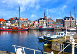 Erkunden Sie die charmante Hafenstadt Lemmer.