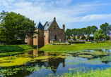 In Medemblik können Sie das beeindruckende Schloss Radboud besichtigen.