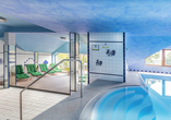 Ruhe, Wärme, Erholung – genießen Sie Wellness in schönem Ambiente.