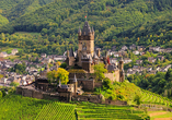 Über Cochem thront die Reichsburg.