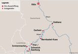 Ihre Reiseroute