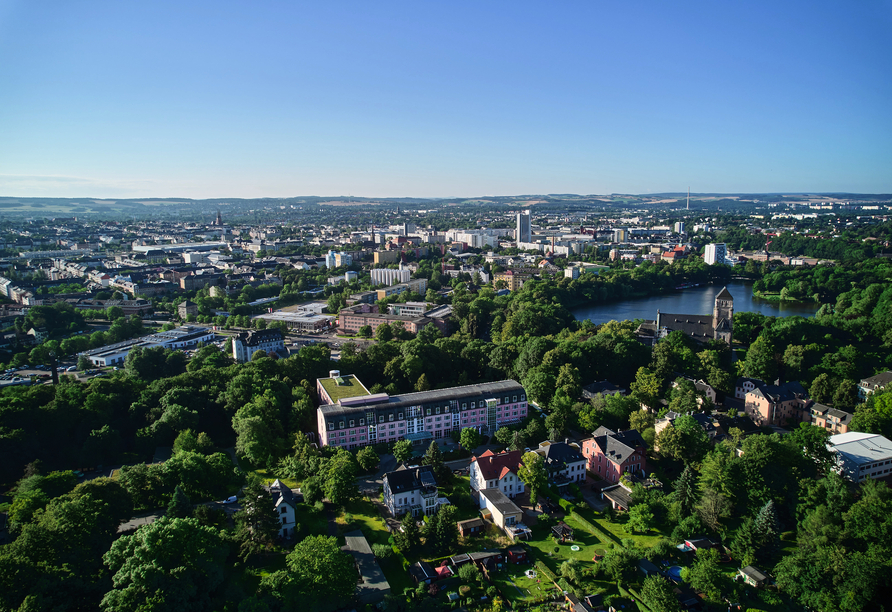 Luftansicht Ihres Hotels in Chemnitz
