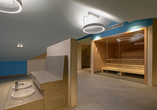 Besuche in der Sauna sind für Sie im Reisepreis inbegriffen.