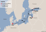 Ihre Reiseroute