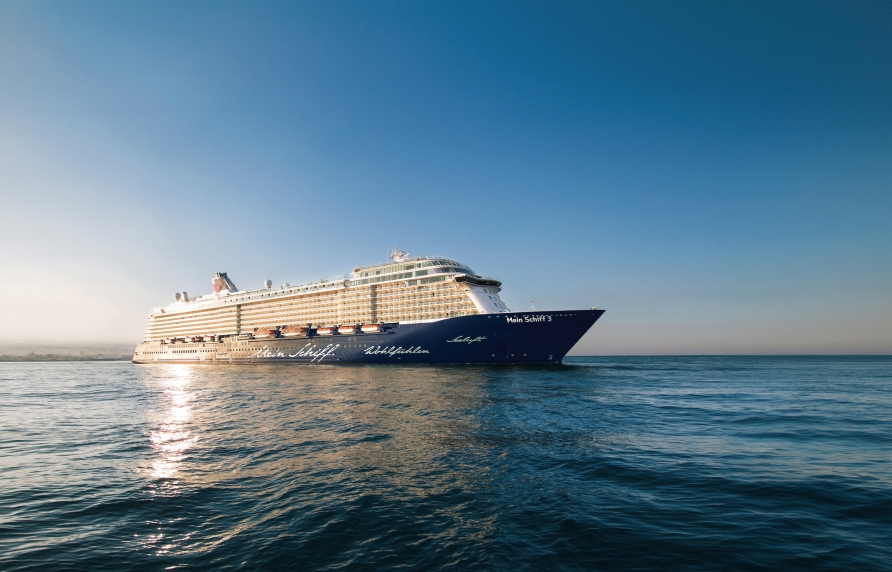 An Bord der Mein Schiff 3 werden Sie herzlich willkommen geheißen.