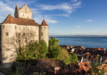 Besuchen Sie die beeindruckende Burg Meersburg am Bodensee.