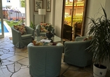 Der Eingangsbereich des Hotels