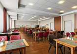 Freuen Sie sich auf leckere Speisen im Restaurant!
