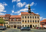 Das prächtige alte Rathaus von Radeberg