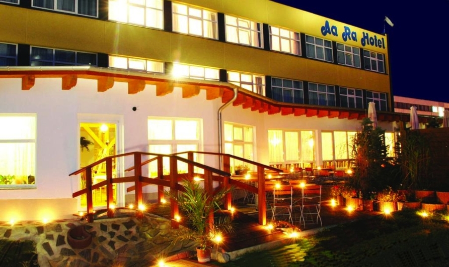 Außenansicht des AaRa Hotels Radeberg
