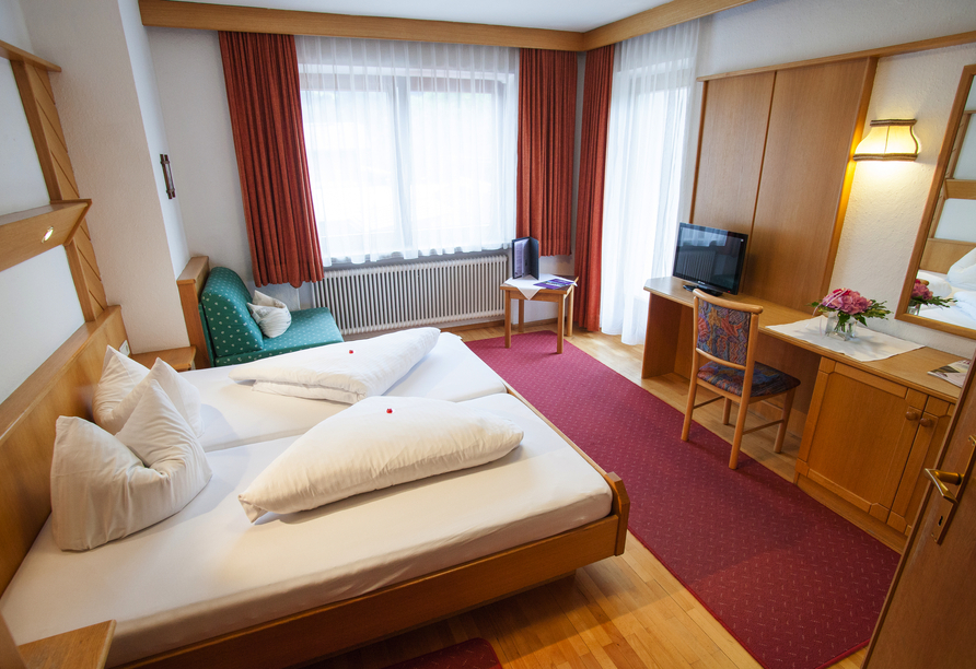 Beispiel Doppelzimmer mit Balkon