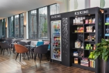 Getränke und Snacks können den ganzen Tag über am Automaten erworben werden.