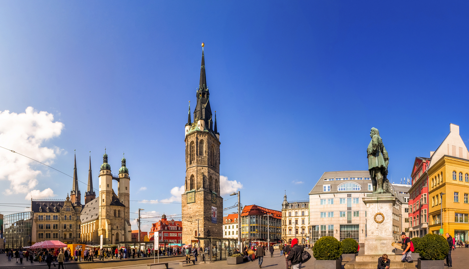 Erleben Sie die malerische Stadt Halle (Saale).