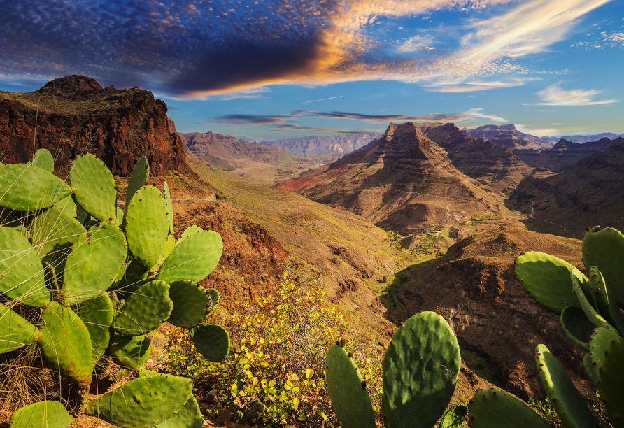 Gehen Sie auf Entdeckungstour in der atemberaubenden Landschaft auf der Insel Gran Canaria.